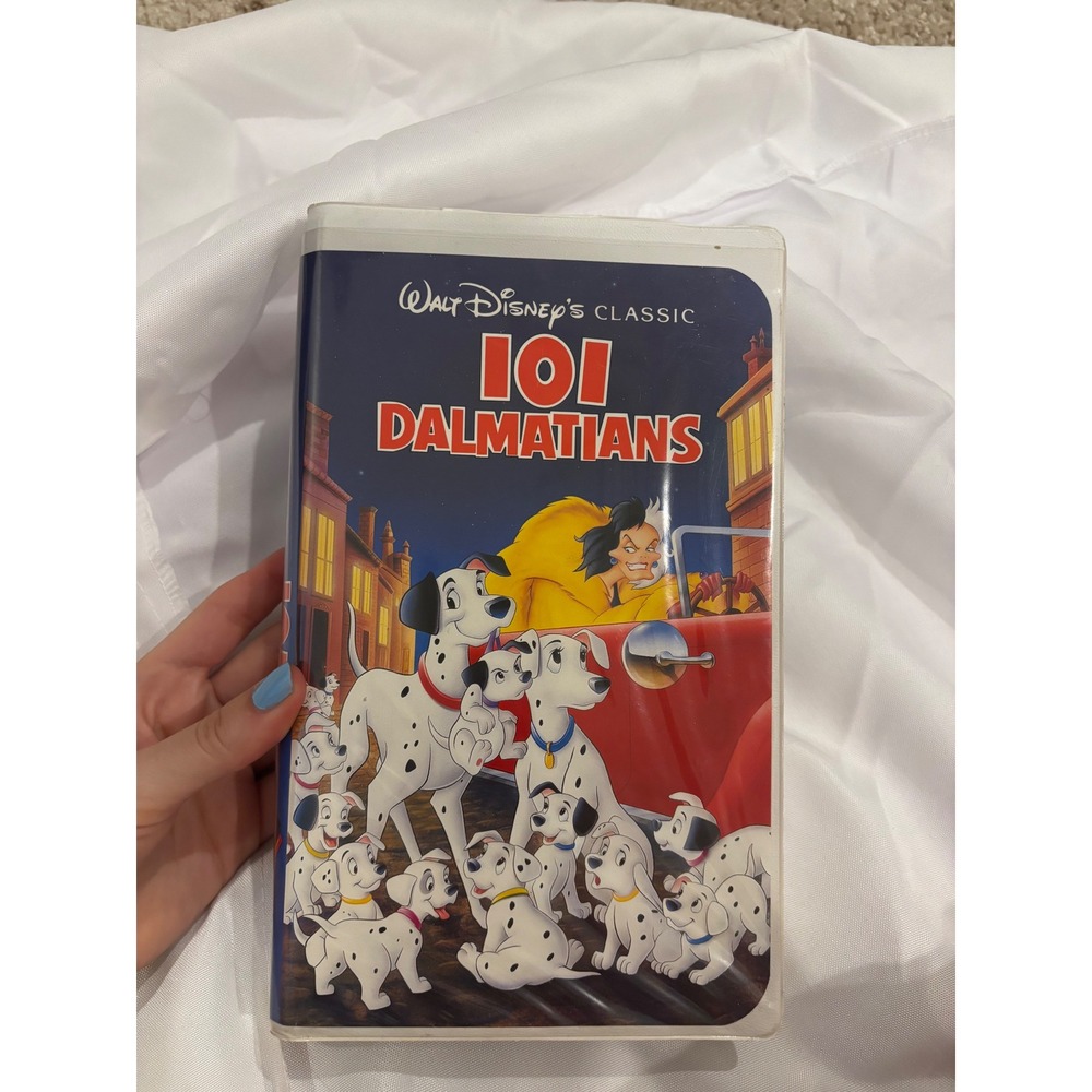 Walt Disney Classic 101 Dalmatians VHS Black Diamond Edition Vintage 1263